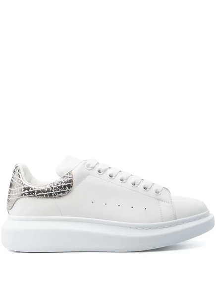 Кожаные кроссовки Alexander McQueen оверсайз