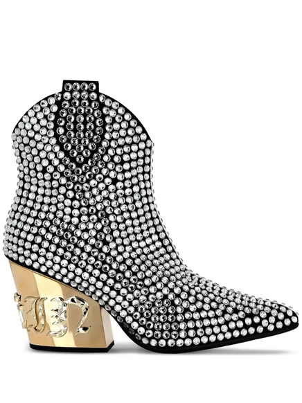 Ботинки Philipp Plein, украшенные заклепками толщиной 90 мм black