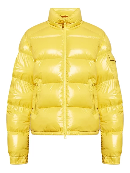 Мужская пуховая куртка Moncler Levitha, стеганая, желтая