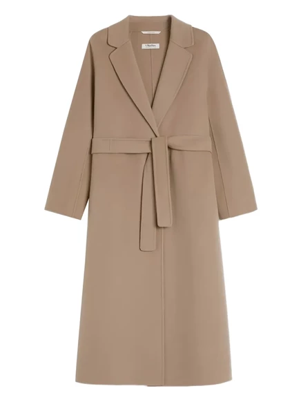 Шерстяное пальто Max Mara с поясом от Max Mara neutrals
