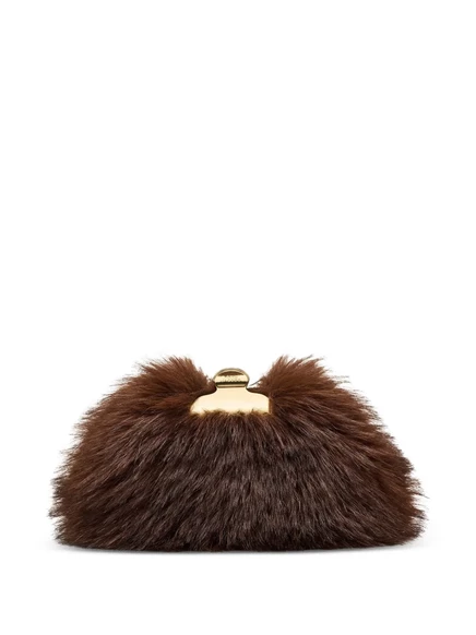Женский клатч Marc Jacobs Claw Clip, коричневый