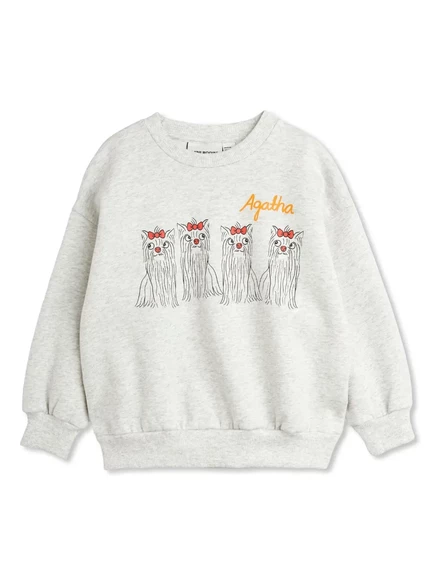 Мини-толстовка для собак Rodini Agatha Dogs grey