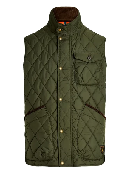 Мужской стеганый жилет Polo Ralph Lauren, оливковый