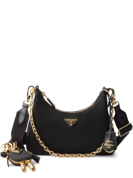Новая сумка через плечо от Prada black