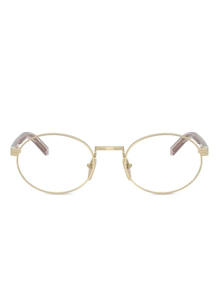 Очки в овальной оправе Prada Eyewear PRB55V purple