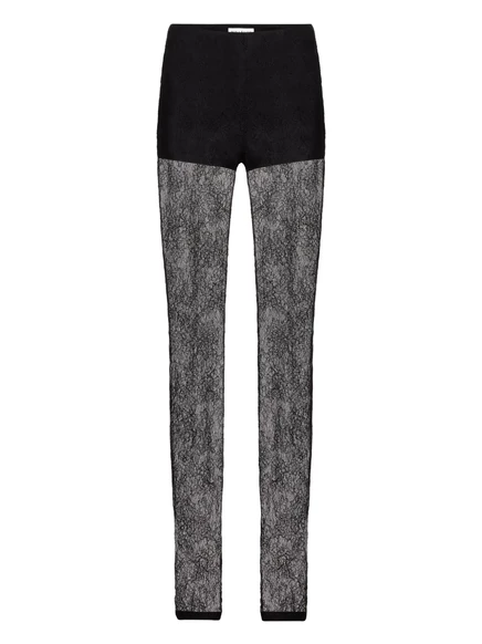 Кружевные брюки от Nina Ricci black