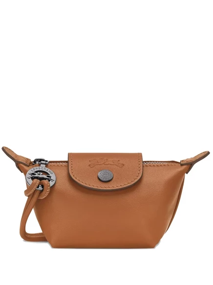 Женская монетница Longchamp Le Pliage Xtra, коричневая