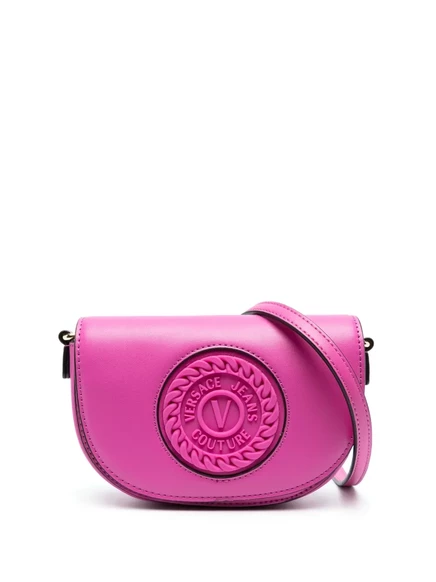 Сумка-тоут с тиснением логотипа Versace Jeans Couture purple