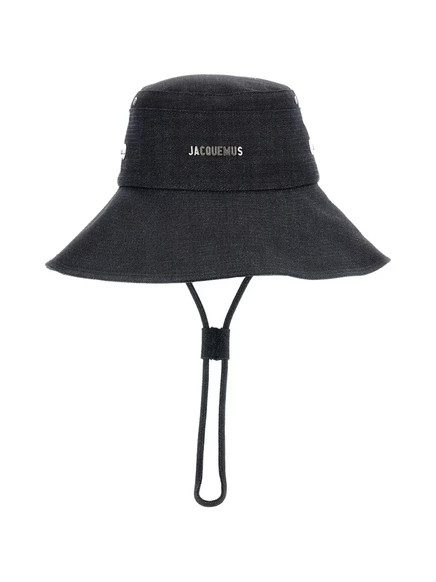 Унисекс панама Jacquemus джинсовая, черная