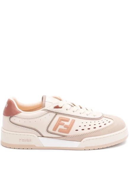 Женские низкие кроссовки Fendi, розовые