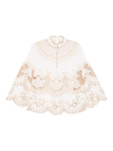 Женская блузка Zimmermann Wanderlust, бежевая