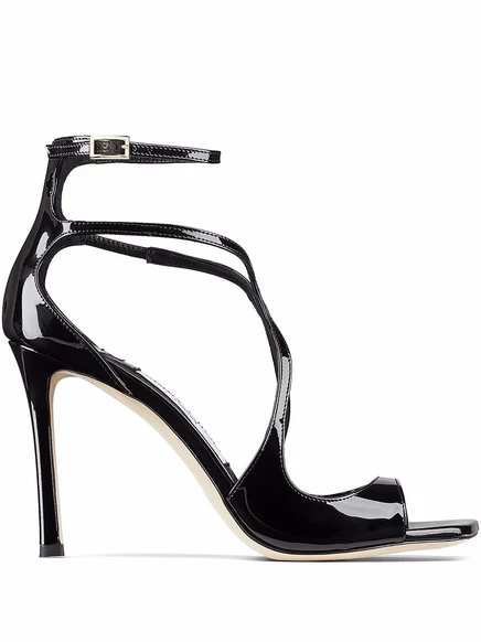 Женские босоножки Jimmy Choo Azia 95 мм, чёрные
