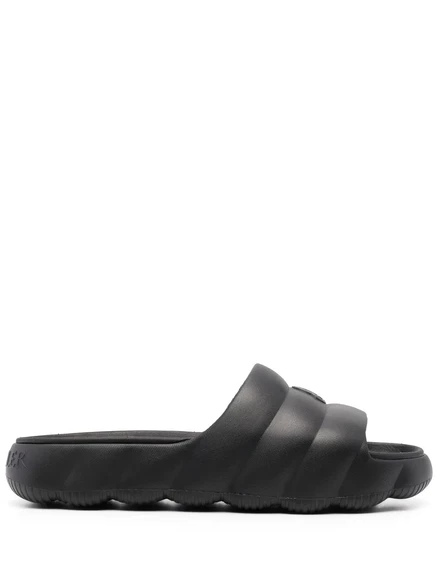 Шлепанцы Moncler Lilo из искусственной стеганой ткани black