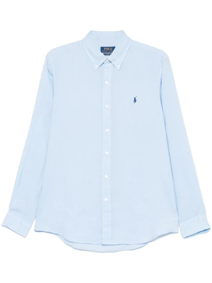Мужская рубашка Polo Ralph Lauren Polo Pony, голубая