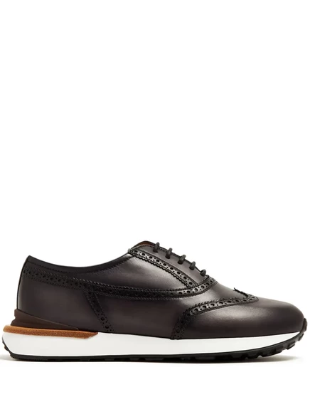Кожаные кроссовки Magnanni Boltisburg black