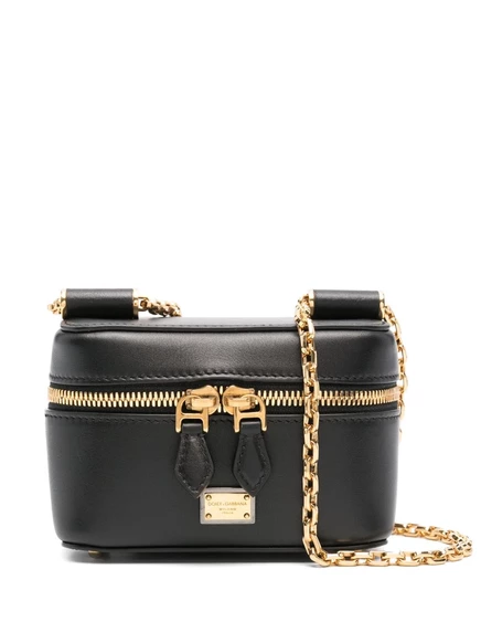 Женская косметичка Dolce & Gabbana Sicily Cube на молнии, черная