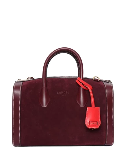 Женская сумка-тоут Lancel с биркой, бордовая
