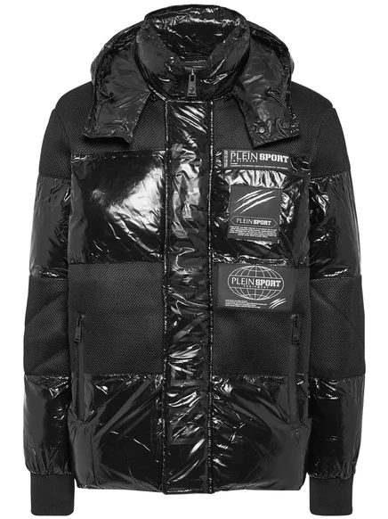 Утепленная куртка Plein Sport Global Express black