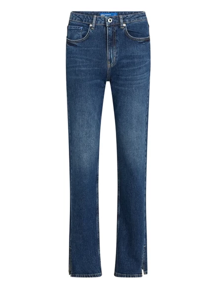 Женские джинсы Karl Lagerfeld Jeans с высокой талией, синие