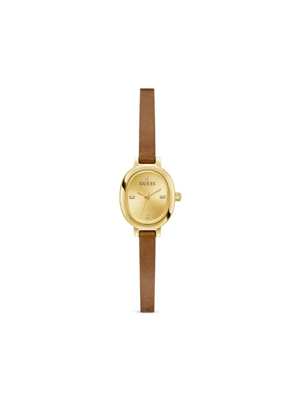 Женские часы Guess USA 28 мм кварцевые, золотистые