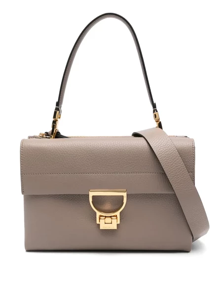 Кожаная сумка-тоут Coccinelle Arlettis neutrals