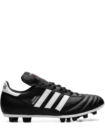 Мужские бутсы Adidas Copa Mundial FG кожаные, черно-белые
