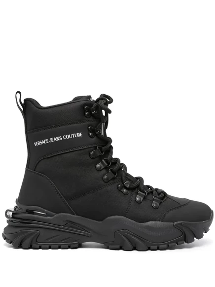 Ботинки на толстой подошве Versace Jeans Couture Trail Trek black