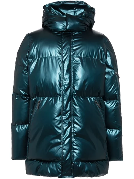 Мужская стёганая куртка Unreal Fur Taiga, бирюзовая