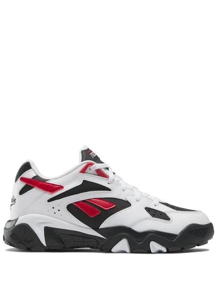 Унисекс кроссовки Reebok Preseason 94, белые с черным и красным