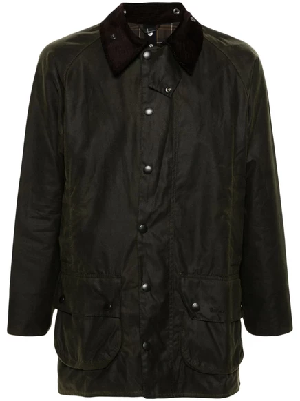 Мужская куртка Barbour Beaufort вощеная, темно-оливковая