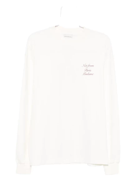 Футболка с длинным рукавом Drôle De Monsieur white