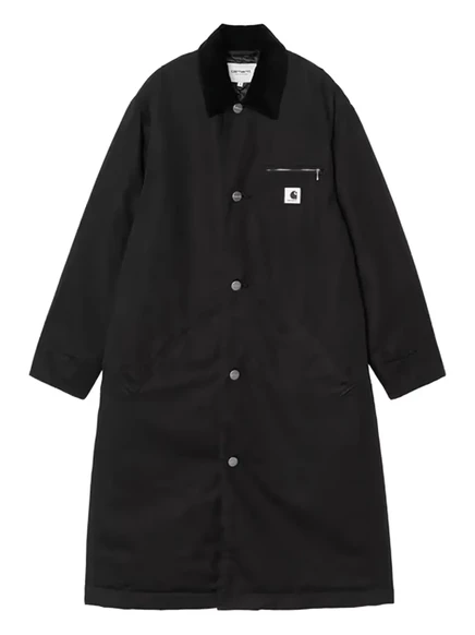 Женское однобортное пальто Carhartt WIP Webster, черное