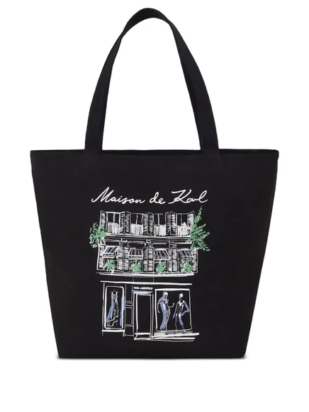 Женская сумка Karl Lagerfeld K/Sketch реверсивная, черная