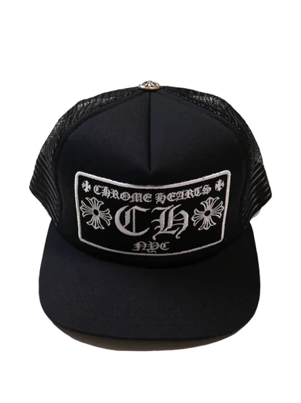 Мужская тракер-кепка Chrome Hearts New York City, черная