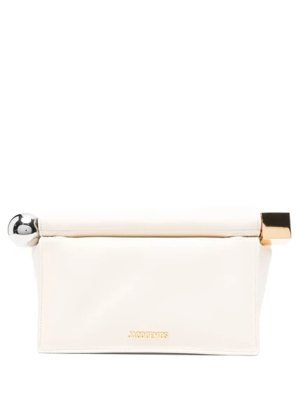 Женский клатч Jacquemus Rond Carré с шаром, нейтральный