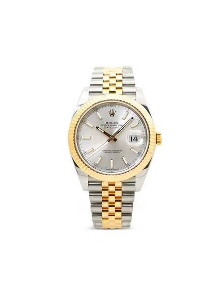 Мужские часы Rolex Datejust 41 мм сталь/18К, белый