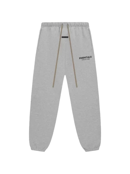 Мужские спортивные штаны Fear Of God Essentials на кулиске, серые
