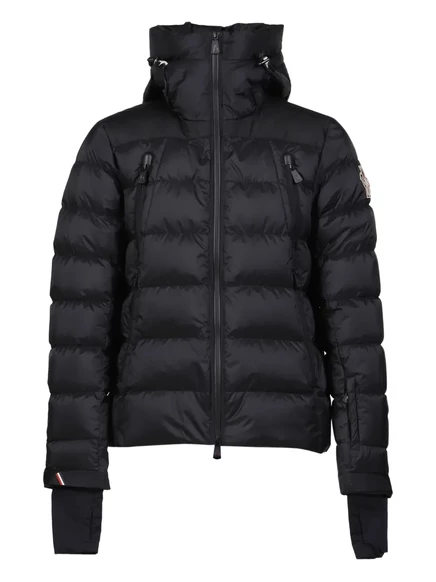 Мужской пуховик Moncler Camurac с капюшоном, черный