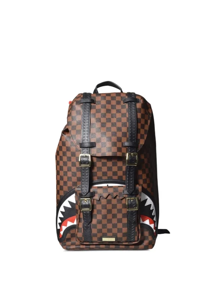 Унисекс рюкзак Sprayground Checkerboard Shark, коричневый