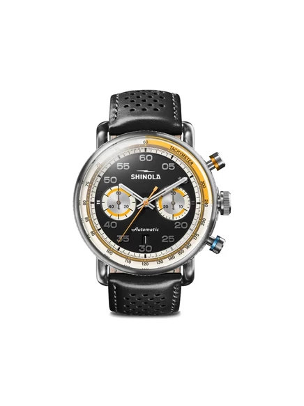 Мужские часы Shinola Canfield C56 Chrono 42 мм, черные