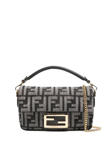 Мини-сумка из багета FENDI black