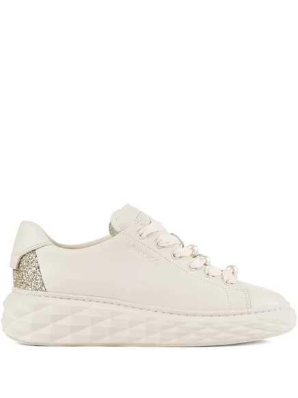 Женские кроссовки Jimmy Choo Diamond Light Maxi, молочные