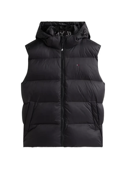 Мужской жилет Tommy Hilfiger с капюшоном, черный