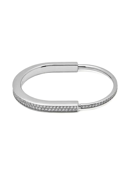 Женский браслет Tiffany & Co Lock 18K с бриллиантами