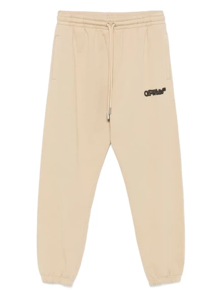 Мужские спортивные штаны Off-White Spray Arrow, бежевые