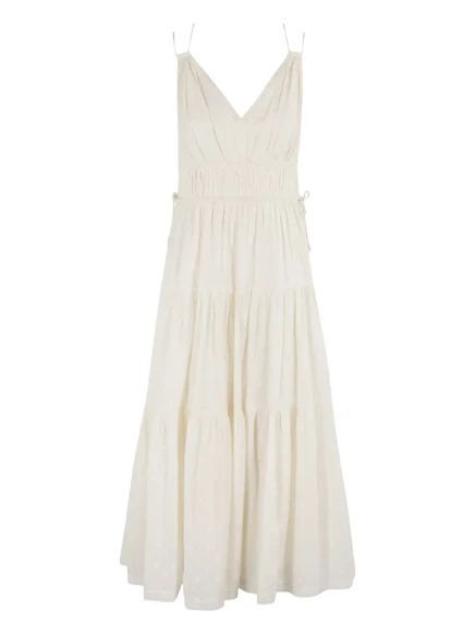 Женское платье Ulla Johnson Freya многоярусное, белое