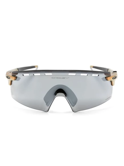 Зеркальные солнцезащитные очки в защитной оправе Oakley Encoder black