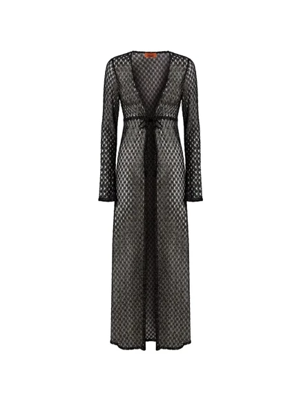 Женское пляжное платье Missoni с поясом, черное
