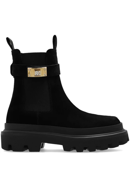 Ботинки Челси с логотипом Dolce & Gabbana и бляшкой black