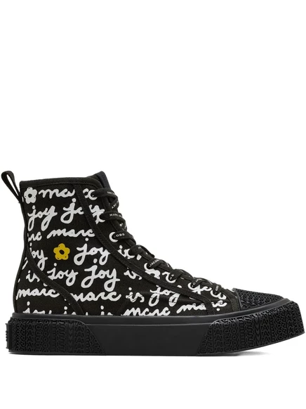 Женские высокие кеды Marc Jacobs The Marc Is Joy, черные